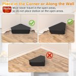 Anblak Mouse Station with Keys Black 12 Pack, Key Required Mouse Stations, Mice Stations, Keeps Children and Pets Safe Indoor & Outdoor - Image 5