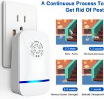 2026 Upgrade Ultrasonic Pest Repeller, Indoor Mouse Repeller, 6 Pack - Image 3