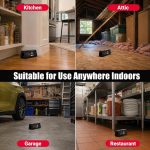 Electric Mouse Traps Indoor for Home, Reusable No-Touch Electronic Mouse Trap Zapper with Powerful Voltage Effectively Kills Mice in Living Rooms, Kitchens, Garages, and More - Image 4