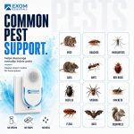 QUA-D30, Pest Repeller Wall Plug-in Most Effective Than Repellents - Get Rid of - Rodents, Squirrels, Mice, Rats, Bats, Roaches, Ants, Spiders, Bed Bugs, Мosquito, Insects, Fleas (4 Pack) - Image 3