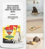 2X D-Con Bait Station Blocks for Mice Bundle with Work Gloves – Pre-Filled, Weather-Resistant Trays for Indoor and Outdoor Rodent Control in Small Spaces – Gift Set (3 Items) - Image 3