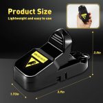 VRXVR Mouse Traps 12-Pack, Indoor Outdoor Use, Small Mice Catchers for Home Indoor, Reusable Mice Trap, Quick-Set Mousetraps for House - Image 4