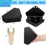 16 Pack Mouse Bait Station Outdoor Indoor - Reusable Rodent Bait Station Mice Trap Small Rats Poisoning Bait Station Box, Friendly for Children & Pets, Suitable for Small Mice - Image 3