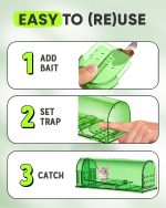 Motel Mouse Humane No Kill Mouse Traps Live Catch & Release - 2 Pack - Image 4