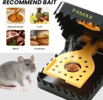 Mouse Traps Indoor for Home, 4-Pack Reusable Humane Snap Traps - Image 4