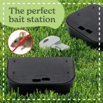 Vine HomeCare 2-Pack Small Mouse Bait Stations with 1 Key, Durable Mice Bait Boxes Used with Rat Bait/Bait Blocks, Discreet Mouse Bait Stations - Image 3
