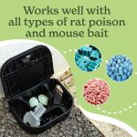 Vine HomeCare 2-Pack Small Mouse Bait Stations with 1 Key, Durable Mice Bait Boxes Used with Rat Bait/Bait Blocks, Discreet Mouse Bait Stations - Image 4