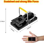 12 Pack Mouse Traps Indoor for Home, Reusable Mice Traps for House, Safe No Touch Humane Snap Traps, Small Mice Catchers for Home Indoor, Quick-Set Mousetraps Effective - Image 3