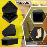 Qualirey 24 Pcs Triangle Mice Rat Bait Stations, 5x3 in, Black - Image 4