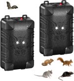 2026 Ultrasonic Pest Rodent Squirrels Repellent for Car Engines, 2 Pack