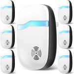 (2026 Upgraded) Ultrasonic Pest Indoor Repeller - Stronger Driving Force, Repellent for Mouse, Rats, Roaches, Bugs, Ants, Spiders, Plug-in Control Device, Silent Home (6 Pack)