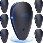 2026 Upgraded Ultrasonic Repellent, 6 Pack Indoor Ultrasonic and Repellent for Roach, Rodent, Mouse, Bugs, Ant, Mosquito, Mice, Spider, Electronic Plug in Pest Control