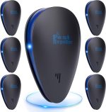 2026 Upgraded Ultrasonic Repellent, 6 Pack Indoor Ultrasonic and Repellent for Roach, Rodent, Mouse, Bugs, Ant, Mosquito, Mice, Spider, Electronic Plug in Pest Control