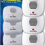 Bell + Howell Ultrasonic Pest Repeller Home Kit (Pack of 3), Ultrasonic Pest Repeller, Pest Repellent for Home, Bedroom, Office, Kitchen, Warehouse, Hotel, Safe for Human and Pet