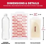 Catchmaster Compact Sticky Mouse & Insect Traps 75pk, Bulk Glue Boards - Image 2