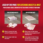 Catchmaster Extra Sticky Glue Traps 60pk, XL Glue Boards for Mice & Insects - Image 2