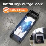 Electric Mouse Traps Indoor for Home, 2 Pack Electronic Mouse Trap Zapper with High Voltage, Intelligent Indicator & Buzzer Alert, Reusable & No-Touch Humane Mice Killer for Kitchens Warehouse Office - Image 2