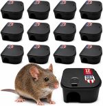 Exterminators Choice Mice Bait Station Boxes (12 Pack, with 1 Key)