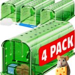 Motel Mouse Humane No Kill Mouse Traps Live Catch & Release - 4 Pack