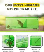 Motel Mouse Humane No Kill Mouse Traps Live Catch & Release - 4 Pack - Image 2