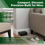 Mouse Bait Station | 4-Pack Indoor & Outdoor Mouse Bait Stations | Bait (Not Included) is Secured by Lock & Key | Pet & Child-Safe Alternative to Mouse Traps | for Mice Only - Small Size - Image 2
