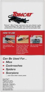 Tomcat Glue Traps Mouse Size with Eugenol for Enhanced Stickiness, 6 Traps - Image 2