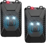 Ultrasonic Rodent Squirrels Pest Repellent for Car, 2 Pack Battery Powered