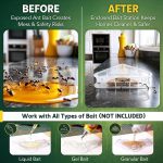 16 Set Ant Bait Stations Refillable, Indoor & Outdoor, Triangular, Clear - Image 2