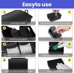12 Pack Key–Required Rat Bait Stations & Mouse Bait Stations – 6 Large & 6 Compact, Lockable Weather–Resistant Plastic for Indoor & Outdoor – Pets Safe - Image 3