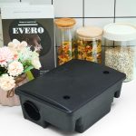 Qualirey 12 Packs Rat Bait Stations Rodent Traps Outdoor Indoor, Black - Image 6