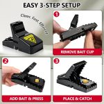 USKICH 24 Pack Mouse Traps Indoor for Home, Mouse Trap for House Indoor Kill, Reusable Mice Traps, Small Rat Traps for Home, Quick-Set Effective Mousetraps for Family - Image 5