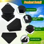 Mouse Bait Station Outdoor Indoor with Keys, 8 Pack Reusable Rat Bait Stations, Mice Stations, Keep Children and Pets Safe, Bait Station Box for Kitchen Garage Patio(Bait is not Included) - Image 3