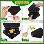 Mouse Bait Station Outdoor Indoor with Keys, 8 Pack Reusable Rat Bait Stations, Mice Stations, Keep Children and Pets Safe, Bait Station Box for Kitchen Garage Patio(Bait is not Included) - Image 5