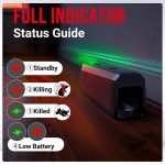 2 Pack Electric Mouse Trap Zapper, Reusable Electronic Mouse Trap Indoor for Home No-Touch High Voltage Effectively Mice Kill Kitchen Office Garage - Image 5