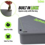 Furnsnare Mouse Bait Station (6 Pack) - Bait Boxes for Mice and Rats with Lockable Keys - Weatherproof Outdoor Mouse Bait Stations- Safe for Kids & Pets - Image 3