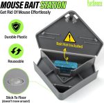 Furnsnare Mouse Bait Station (6 Pack) - Bait Boxes for Mice and Rats with Lockable Keys - Weatherproof Outdoor Mouse Bait Stations- Safe for Kids & Pets - Image 4