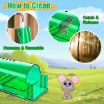4 Pcs Humane Live Mouse Traps No Kill Reusable Mice Trap Catch - Image 5