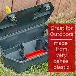 Rat Bait Station Outdoor with Key, Tamper-Resistant Rodent Bait Station, Weather-Resistant Outdoor Bait Box for Indoor Use, 2 Pack (Bait Not Included) - Image 4