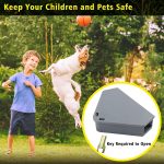 Anblak Mouse Station with Keys Grey 12 Pack, Key Required Mouse Stations, Mice Stations, Keeps Children and Pets Safe Indoor & Outdoor - Image 3