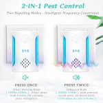 6 Packs Ultrasonic Pest & Insect Repeller, Upgraded Indoor Ultrasonic Repellent for Mosquitoes, Roaches, Flies, Mouse, Geckos, Spiders, Electronic Plug in Pest Control, 2 Mode Switching, White - Image 4