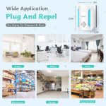 6 Packs Ultrasonic Pest & Insect Repeller, Upgraded Indoor Ultrasonic Repellent for Mosquitoes, Roaches, Flies, Mouse, Geckos, Spiders, Electronic Plug in Pest Control, 2 Mode Switching, White - Image 6