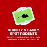 Tomcat Super Hold Glue Traps Mouse Size for Mice, Cockroaches, Spiders, and Scorpions, Ready-To-Use, 4 Traps - Image 4