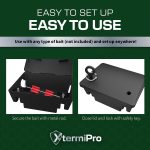 Large Rat & Mouse Bait Station - 6 Pack - Rat Bait Stations for Mice Outdoor/Indoor - Tamper Resistant - Child & Pet Safe Rodent Bait Station - Outside Traps - Bait Box Pest Control - Image 4