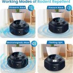 Ultrasonic Pest Repellent Plug-in, Electronic Mouse Traps & Insect Repellent, Pest Control for Rodent, Roach, Ant, Squirrel, Spider, Bugs, Mouse, Rat, Bat for Home, Office, Warehouse Black 2 Pack - Image 4