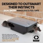Professional Rat & Mouse Bait Station - 2 Lockable Weather-Resistant Bait Boxes with Clear Lid & Dual Entry - Protects Bait from Pets, Kids & Weather - Reusable (Bait Not Included) - Image 4