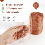 Copper Mesh Roll for Rodent Control, 4 in x 16 ft, Rustproof, 2-Pack - Image 3