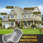Steel Wool Mice Control - 3 Pack 2.75 in x 11.5 Ft Steel Wool & 1 Pack 5 in x 15 Ft Wire Mesh with Wooden Stick & Gloves & Scissors, Mouse Hole Filler for House Garden Polishing Chrome, Glass - Image 4