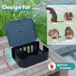Rat Station Box with 1 Key, Complete Rodent Solution Keeps Rats Away, Pet & Child-Safe, Lock & Key Available, Reusable & Long-Lasting, Indoor & Outdoor, 6 Pack - Image 3