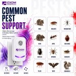 T-24, Ultrasonic Pest Repeller Wall Plug-in Most Effective Than Repellents - Get Rid of - Rodents, Squirrels, Mice, Rats, Bats, Roaches, Ants, Spiders, Bed Bugs, Мosquito (6 Pack) - Image 3