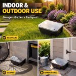 4 Pcs Rat Bait Station with Key 8.9 x 7 x 3.7 in Mouse Bait Traps - Image 7